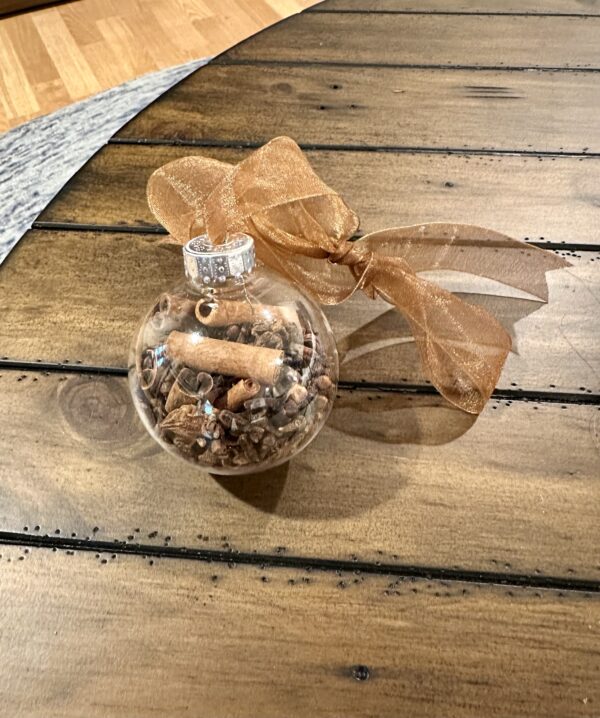 cinnamon and spice ornament