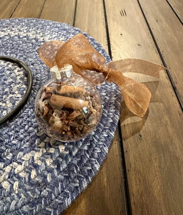 cinnamon and spice ornament