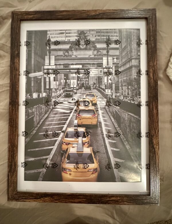 rustic brown picture frame