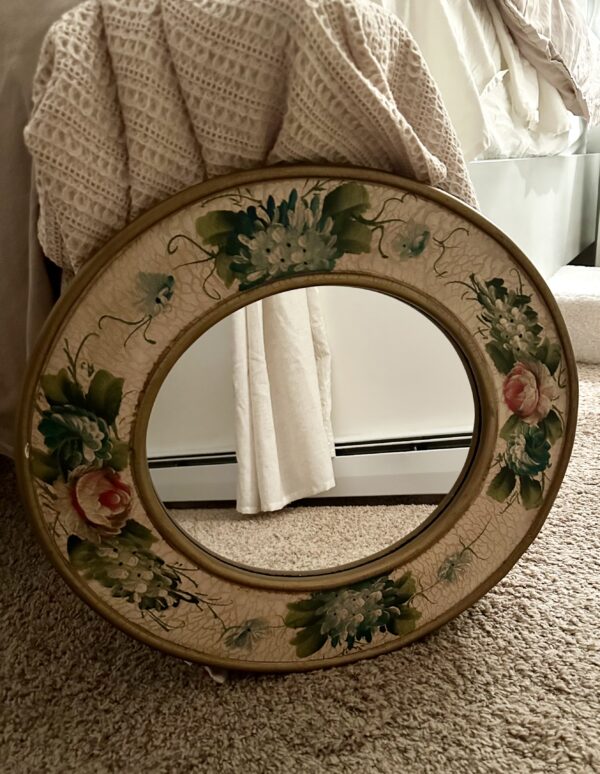 victorian style oval mirror