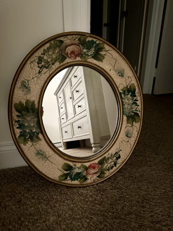victorian style oval mirror