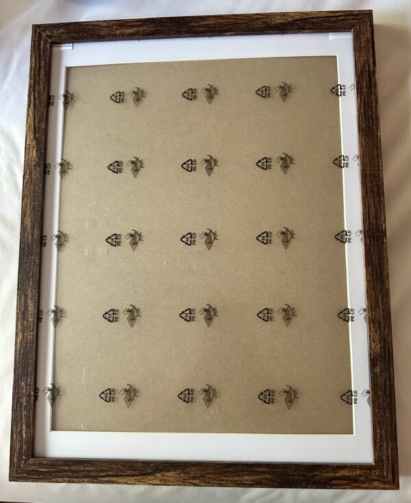 rustic brown picture frame