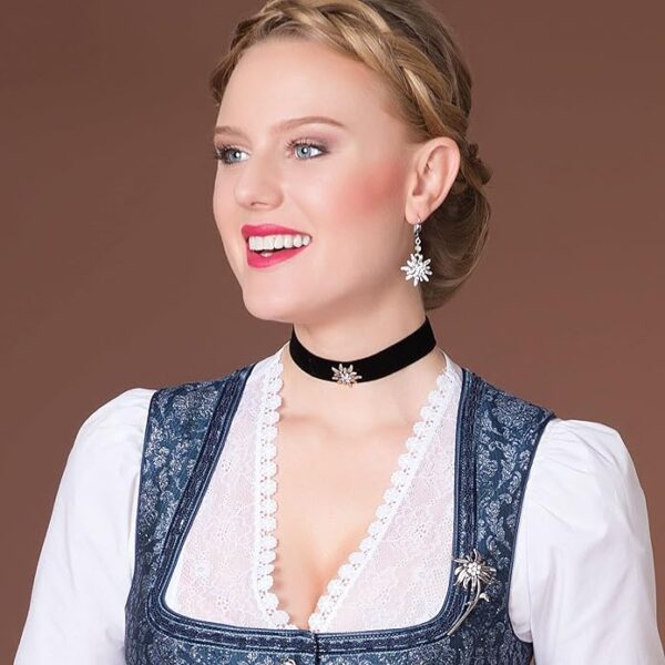 Oktoberfest Black Dirndl Dress