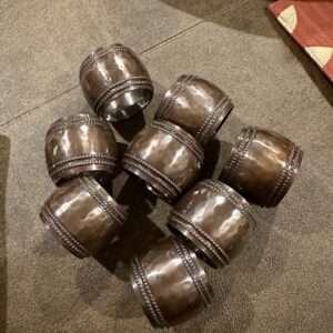 bronze napkin holder rings