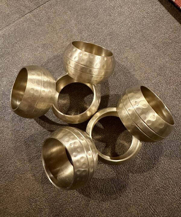 gold napkin holder rings