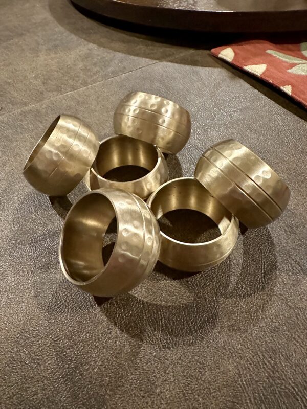 gold napkin holder rings