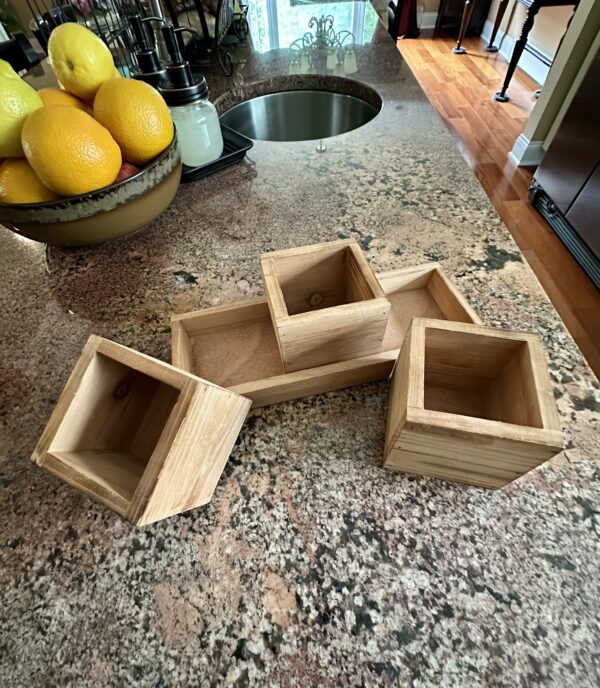 wood box storage tray
